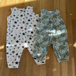 Angel Dear Bundle baby sleeveless romper bundle size 3-6 months